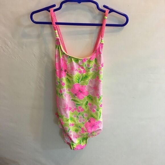 Sand n Sun Girl 1pc Swimsuit Size 14/16 Floral NWT - Picture 1 of 5